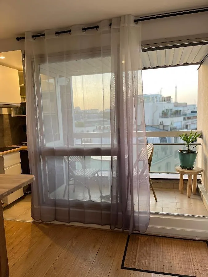 Tour Eiffel-Montparnasse Joli Studio Apartment Paris